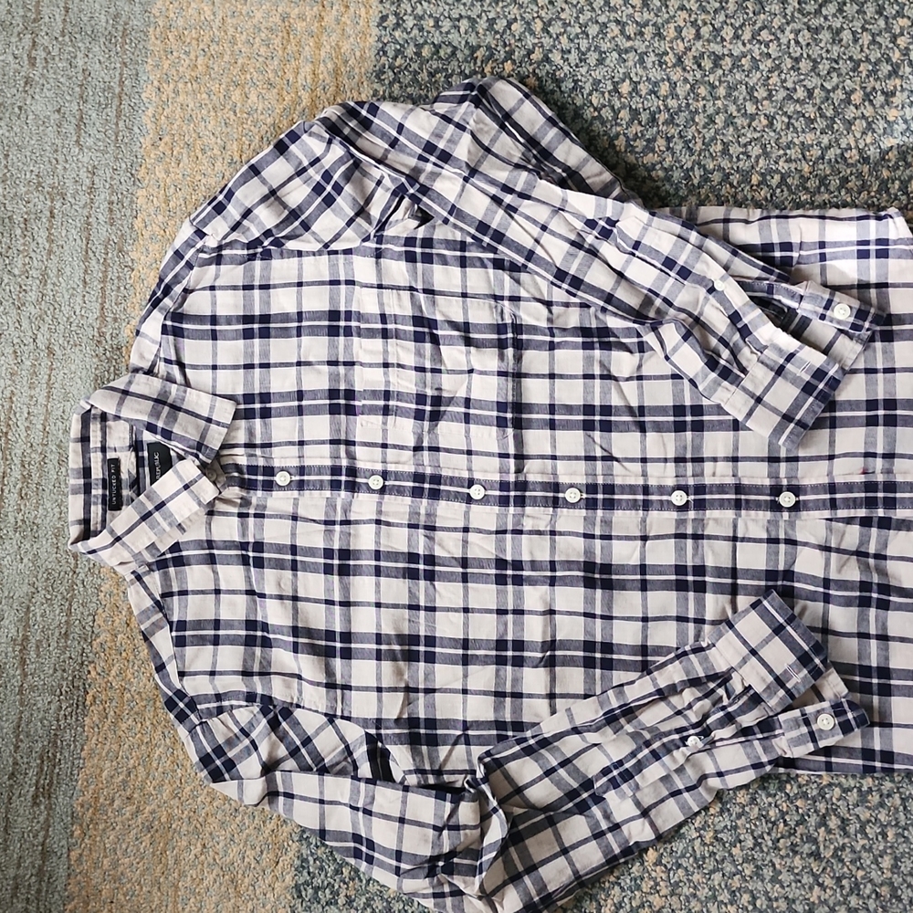 Men Banana Republic Untucked Casual Shirt Small
